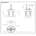 Contactor de calentamiento de DC DC1000V 50A Relé EVQ50